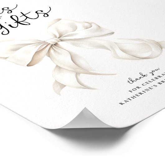 Ze is het binden van de knoop Kaarten & geschenken Poster (Hoek)