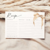 Ze is het binden van de Knot Beige Bridal Bow Rece Kaart