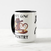 Ze is het land uit mok (Voorkant links)