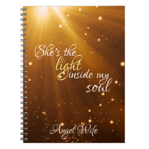 Ze is het licht in mijn Soul notebook Notitieboek