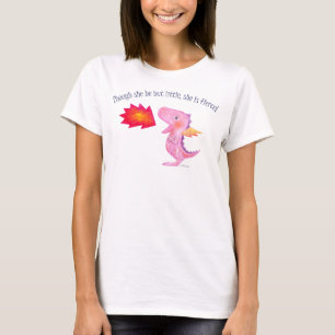 Ze is hevig T-shirt Dragon Girl Power Graphic T