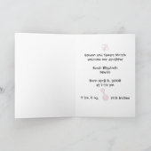 "Ze is hier!" Baby meisje Geboorte Anno... - Geper Aankondiging (Binnen)