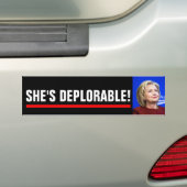 ZE IS IMPLEMENTAIR BUMPERSTICKER (Op auto)