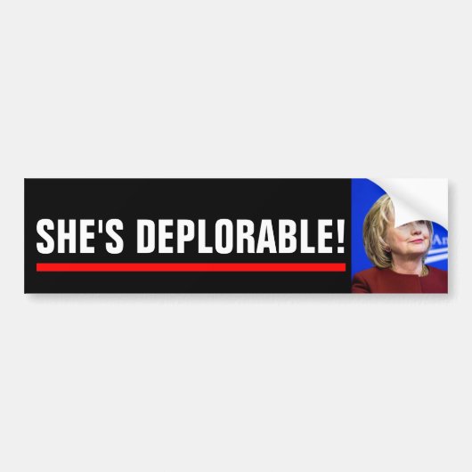 ZE IS IMPLEMENTAIR BUMPERSTICKER (Voorkant)