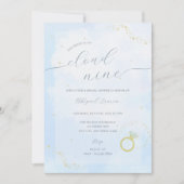 Ze is in de nacht van de clouds-bridal-douche uitg kaart (Voorkant)