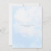 Ze is in de nacht van de clouds-bridal-douche uitg kaart (Achterkant)