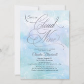 Ze is in de nacht van de clouds-bridal-douche uitg kaart (Voorkant)