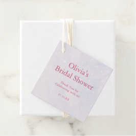 Ze is in de wolken Pastel Droom Bruiloft Feest Bedankjes Labels