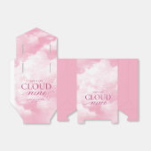 Ze is in de wolken Roze Bruidsmeisjesfeest Bedankdoosjes (Uitgevouwen)