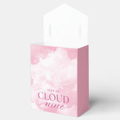 Ze is in de wolken Roze Bruidsmeisjesfeest Bedankdoosjes (Geopend)