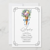 Ze is in het Vrijgezellenfeest opgeslokt. Kaart (Voorkant)