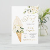 Ze is in het Vrijgezellenfeest opgeslokt. Kaart (Staand voorkant)