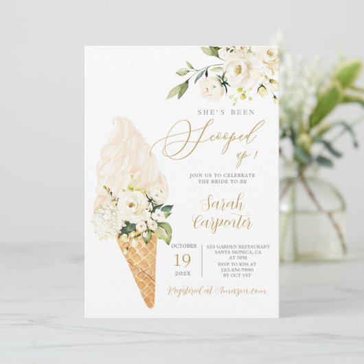 Ze is in het Vrijgezellenfeest opgeslokt. Kaart (Staand voorkant)