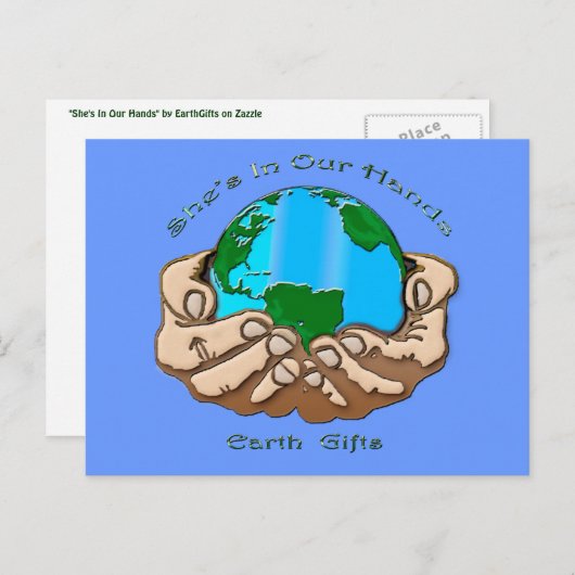 ZE IS IN ONZE HANDEN COLLECTIE BRIEFKAART (Voorkant / Achterkant)