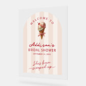 Ze is Ingepakt Bruidsmeisjes Bruiloft Feest Welkom Acryl Bord (Hoek)