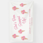 Ze Is Ingeschept Bruidsfeest Spandoek (Verticaal)