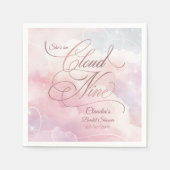 Ze is jarig bruidsmeisjesfeest servet (Voorkant)