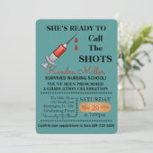 Ze is klaar om afgestudeerd verpleegkundige te wor kaart (Staand voorkant)