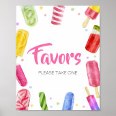 Ze is klaar om Baby shower gunsten te Poppen Poster (Voorkant)