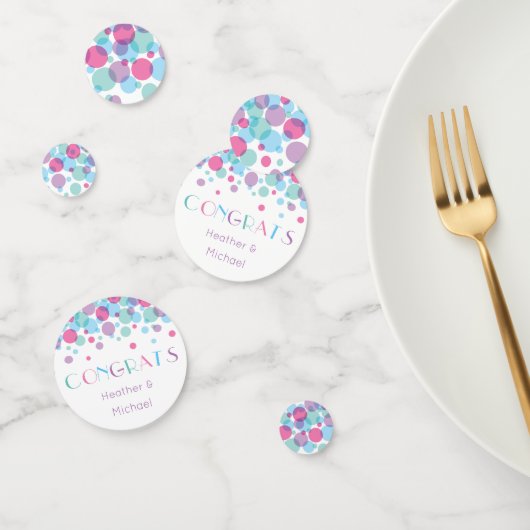 Ze is klaar om Baby shower Polka Dots te Poppen Confetti (Groep)