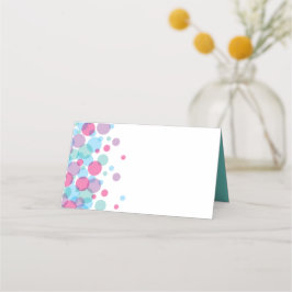 Ze is klaar om Baby shower Polka Dots te Poppen Plaatskaartje