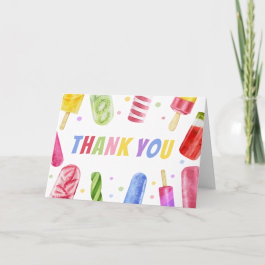 Ze is klaar om Baby shower te Poppen Bedankkaart (Voorkant)