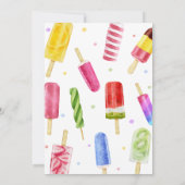 Ze is klaar om Baby shower te Poppen Kaart (Achterkant)