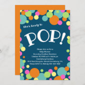 Ze is klaar om Baby shower te Poppen Kaart (Voorkant / Achterkant)