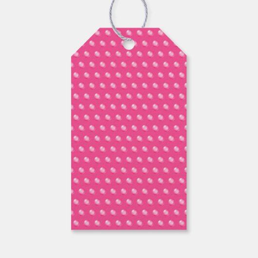 Ze is klaar om de Pop Bubblegum Pink Girl Baby sho Cadeaulabel (Achterkant)