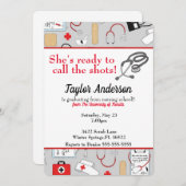 Ze is klaar om de school te bellen. kaart (Voorkant / Achterkant)