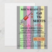 Ze is klaar om het Afstuderen van de showts te roe Kaart (Voorkant / Achterkant)