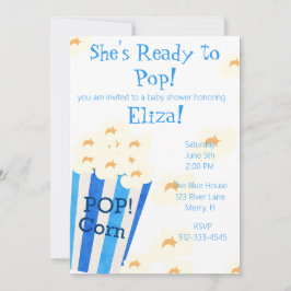 Ze is klaar om maïs te Poppen Kaart