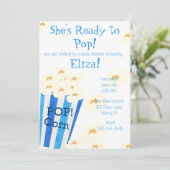 Ze is klaar om maïs te Poppen Kaart (Staand voorkant)