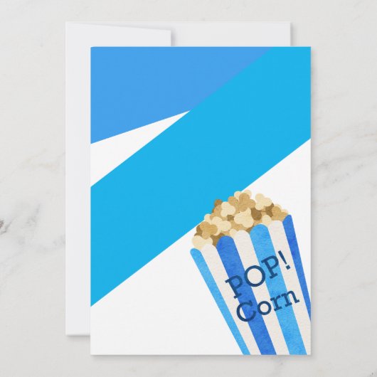 Ze is klaar om maïs te Poppen Kaart (Achterkant)