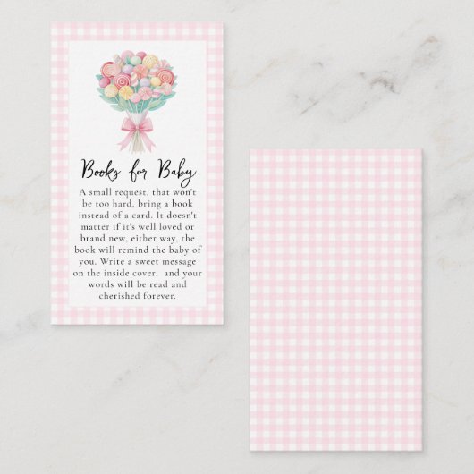 Ze is klaar om Pop Baby shower Enclosure Kaart (Voorkant / Achterkant)