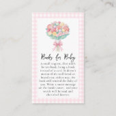 Ze is klaar om Pop Baby shower Enclosure Kaart (Voorkant)