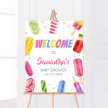 Ze is klaar om Pop Baby shower Welkom Poster<br><div class="desc">Maak uw evenement speciaal met dit Meisje Baby shower met onze schattige en mooie printbare Welkomstbord met schattige Popsicle Shower thema. Download,  personaliseer en creëer blijvende herinneringen met deze perfecte touch voor uw vreugdevolle viering! BS783</div>