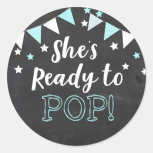 Ze is klaar om Pop Sticker Boy
