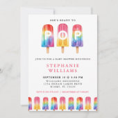 Ze is klaar om Popsicle Summer Baby shower te Popp Kaart (Voorkant)