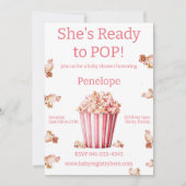 Ze is klaar om roze te Poppen Kaart (Voorkant)