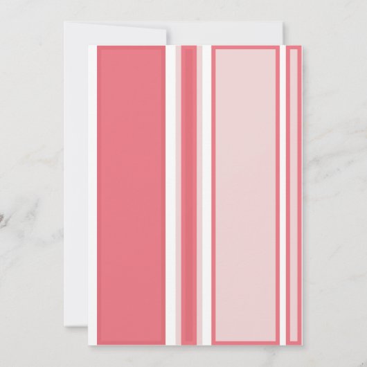 Ze is klaar om roze te Poppen Kaart (Achterkant)