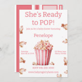 Ze is klaar om roze te Poppen Kaart (Voorkant / Achterkant)