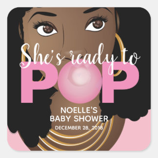 Ze is klaar om Stickers te Poppen die babymeisje e