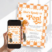 Ze is klaar om te baren Baby Shower Uitnodiging