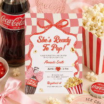 Ze is klaar om te barsten Sodawater Roze Baby Show