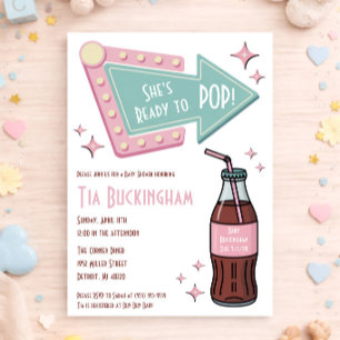 Ze is klaar om te ontploffen! Diner, frisdrank the Kaart