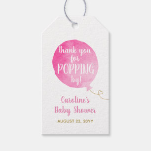 Ze is klaar om te Poppen Baby Boy Shower Pink Cadeaulabel