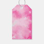 Ze is klaar om te Poppen Baby Boy Shower Pink Cadeaulabel (Achterkant)