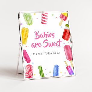 Ze is klaar om te Poppen Baby shower Baby's zijn z Poster
