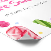 Ze is klaar om te Poppen Baby shower Baby's zijn z Poster (Hoek)